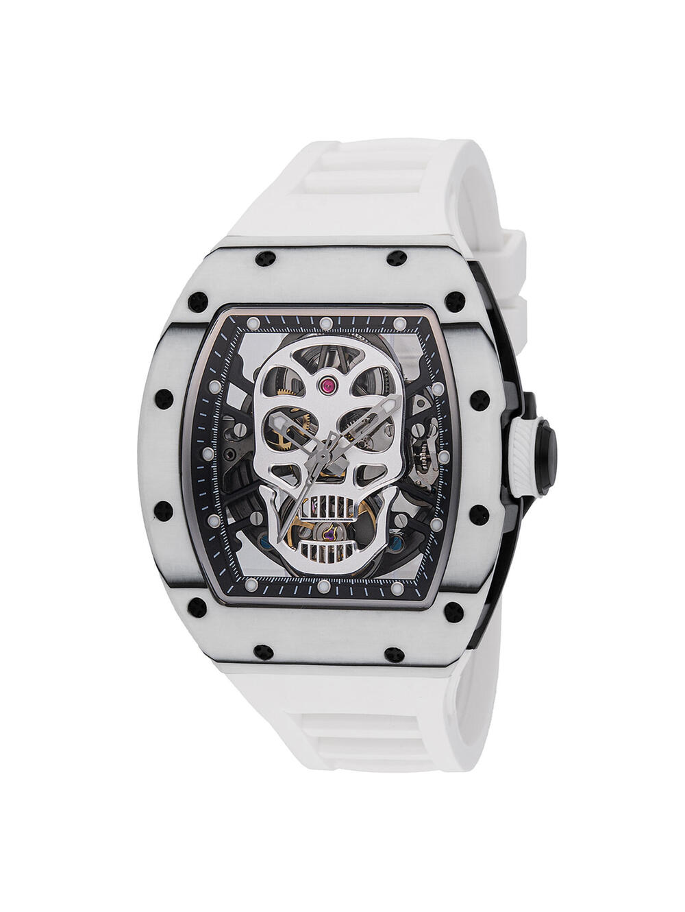 Invicta S1 Rally Automatic Men's Watch w/ Skeleton Dial - 41mm, White (49026)